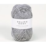 Rauma Garn 3- tr strikkegarn 104 meleerattu harmaa