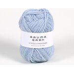 Rauma Garn 3- tr strikkegarn 191 vaaleansininen