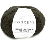Concept by Katia Light Alpaca Merino 213 tummavihreä