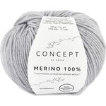 Katia Merino 100% 505 harmaa