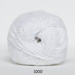 Hjertegarn Blend Bamboo 1000 valkoinen