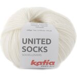 Katia United Socks 6 luonnon valkoinen