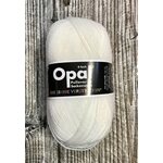 Opal 4-säikeinen sukkalanka 2620 puhtaan valkea