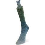 Laines du Nord Watercolor sock 101 sini-vihreät