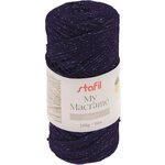 Macrame glitter Sininen