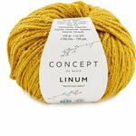 Katia Linum 62 lämmin keltainen