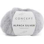 Katia Alpaca Silver 255 hopeanharmaa