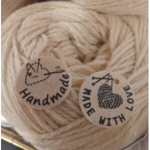 Prym Hand made -merkit, kierrätyspuuvillaa