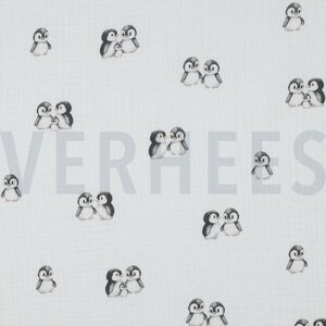 Verhees Textiles Gots digital animals, white