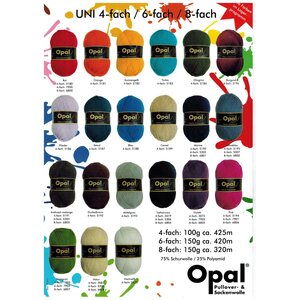 Opal 4-säikeinen sukkalanka