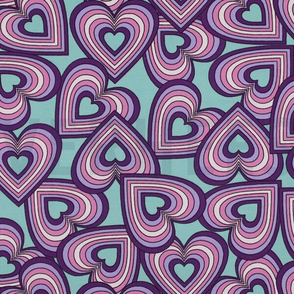 Verhees Textiles Jersey hearts