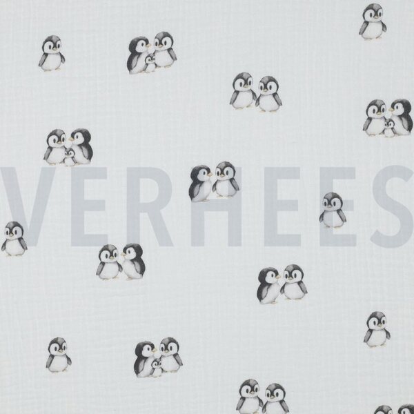 Verhees Textiles Gots digital animals, white