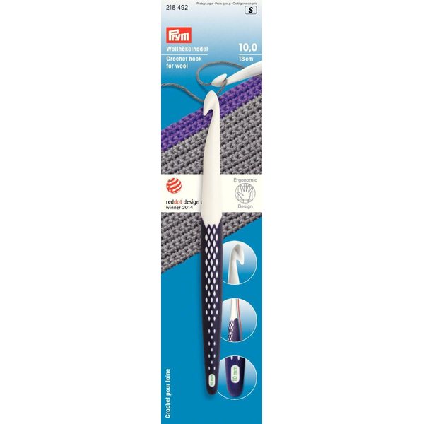 Prym Ergonomics Ergo virkkuukoukku 10mm